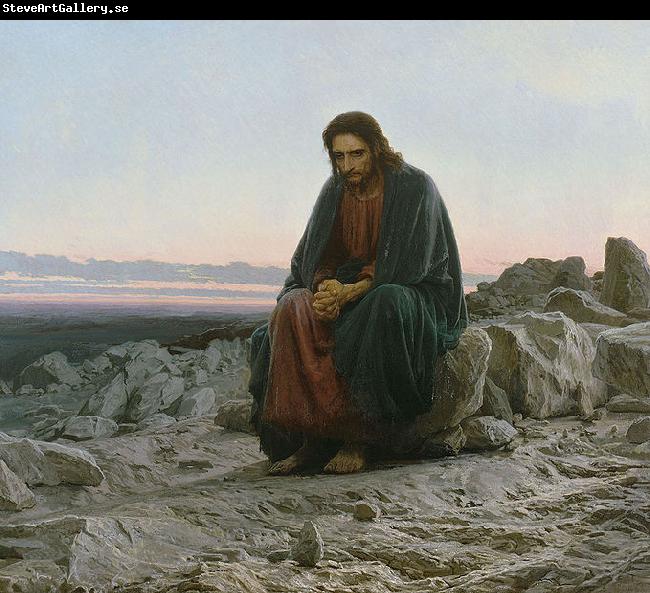 Ivan Kramskoi Christ in the desert,